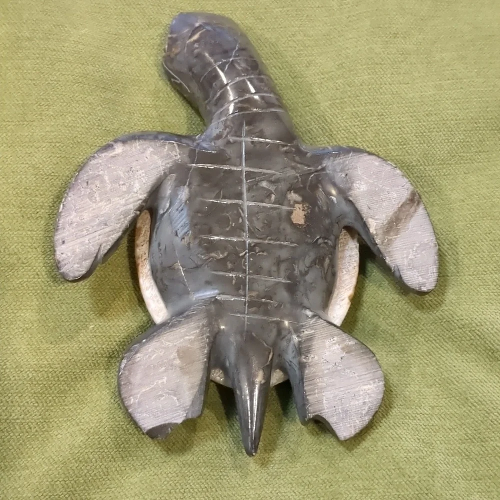 Hand Carved Stone Turtle - Picture 6 of 8